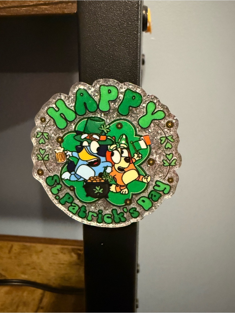 Bluey St. Patty’s Day Acrylic Magnet
